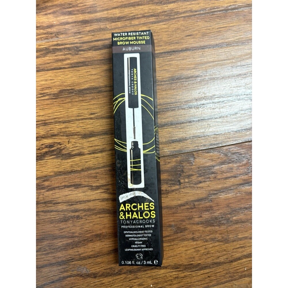 Arches & Halos Microfiber Tinted Brow Mousse - 0.106 fl oz Auburn - New